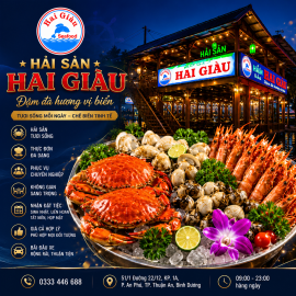 Tổ Chức Tiệc Tùng Tại Nhà Hàng Hải Sản Dĩ An Bình Dương – Không Gian Sang Trọng, Hải Sản Tươi Sống, Phục Vụ Chuyên Nghiệp